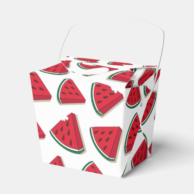 Watermelon Party Favor Box (Front Side)