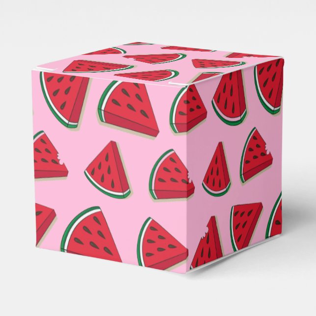 Watermelon Party Favor Box (Front Side)