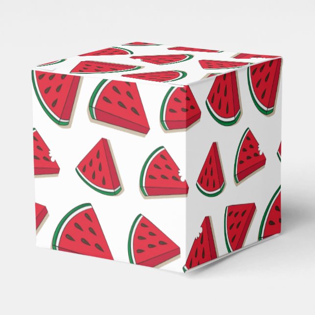 Watermelon Party Favor Box (Front Side)