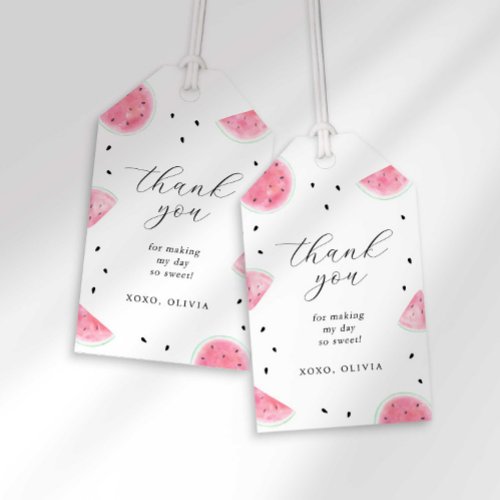 Watermelon Party Favor Tag