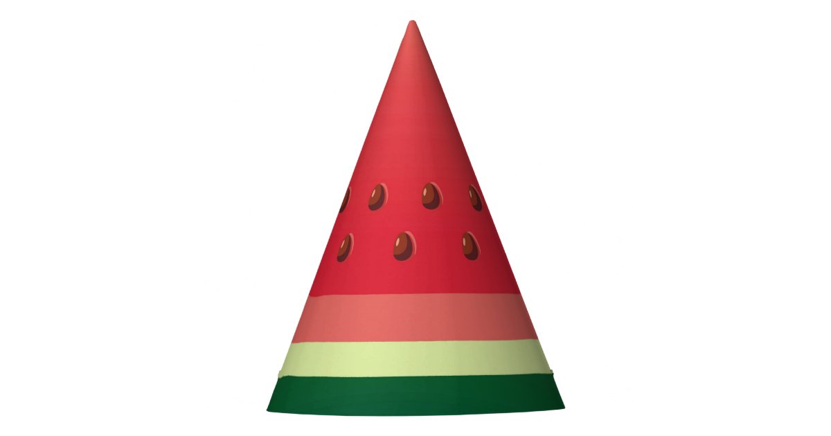Watermelon Party Hat Zazzle