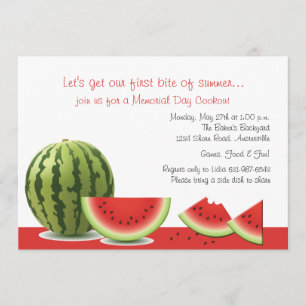 Watermelon Party Invitation