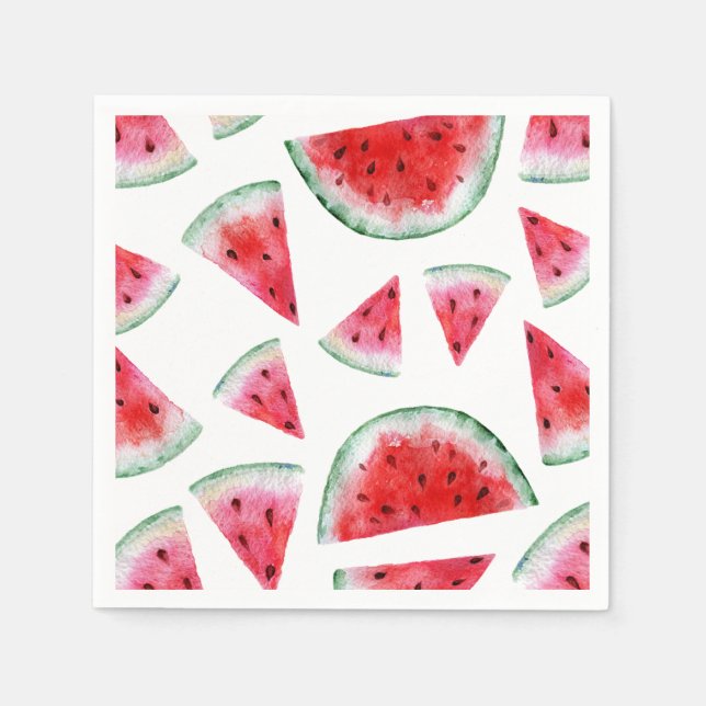 Watermelon Party Napkins (Front)
