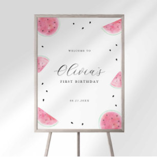 Watermelon Party Welcome Sign