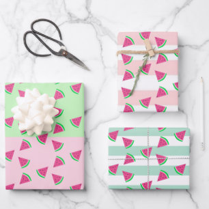Watermelon Party Wrapping Paper Sheets