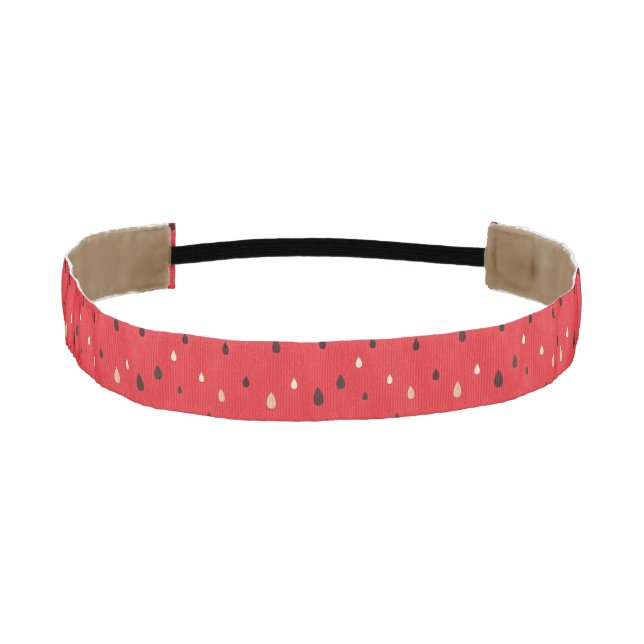 Watermelon Pattern 2 Athletic Headband (Front)