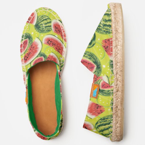 Watermelon Pattern 2 Espadrilles