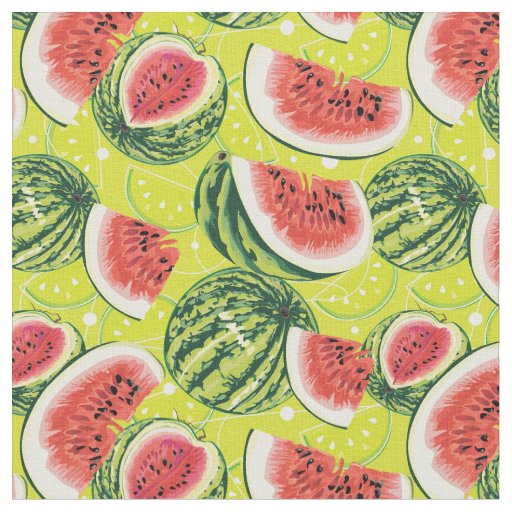 Watermelon Pattern 2 Fabric