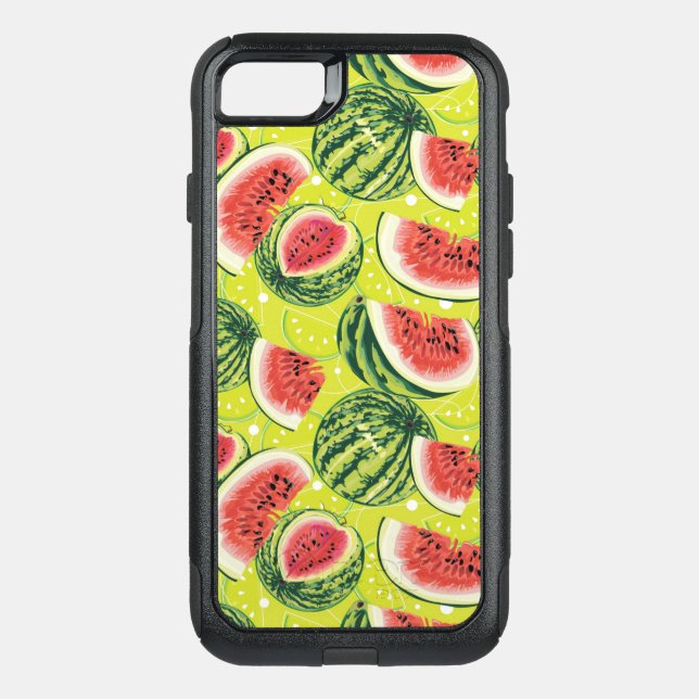 Watermelon Pattern 2 Otterbox iPhone Case (Back)