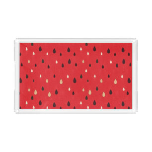 Watermelon Pattern Acrylic Tray