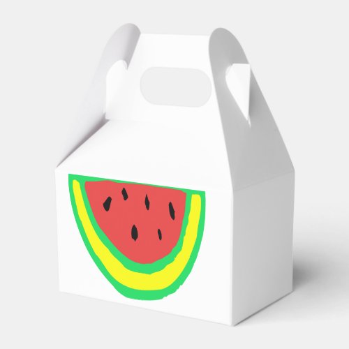 Watermelon Pattern Baby Showers Birthdays Colorful Favor Boxes