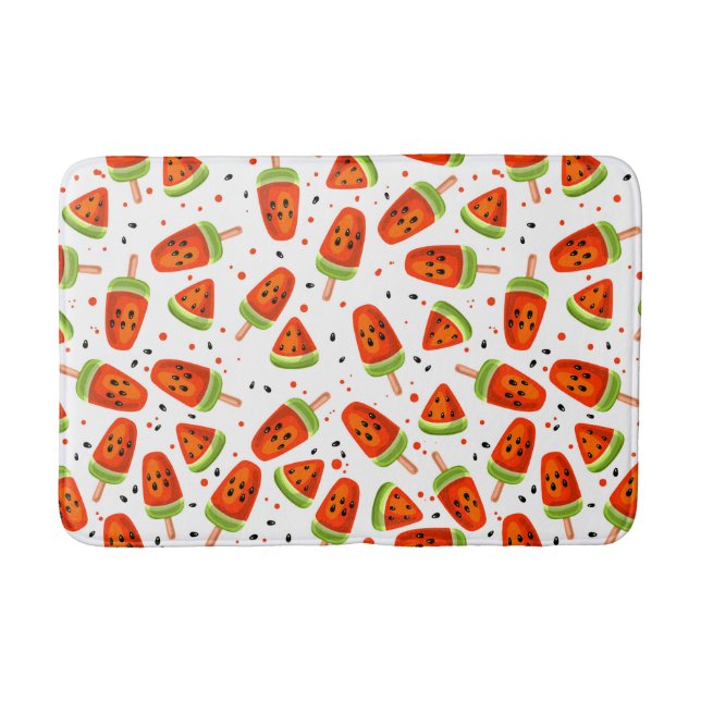 Watermelon pattern bathroom mat (Front)