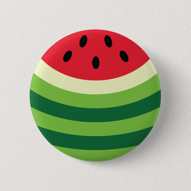 Watermelon Pattern Button (Front)
