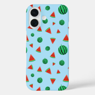 Watermelon Pattern iPhone 16 Case