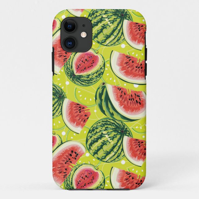 Watermelon Pattern Case-Mate iPhone Case (Back)