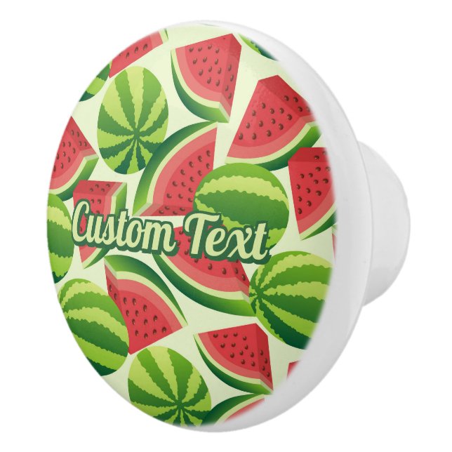 Watermelon Pattern Ceramic Knob (Right)