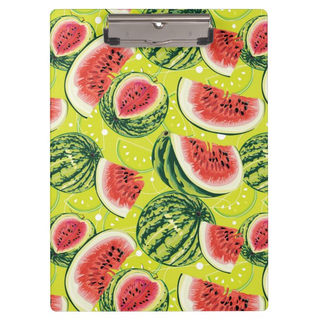 Watermelon Pattern Clipboard (Front)