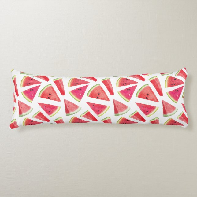 Watermelon Pattern Creation 2 Body Pillow (Front)