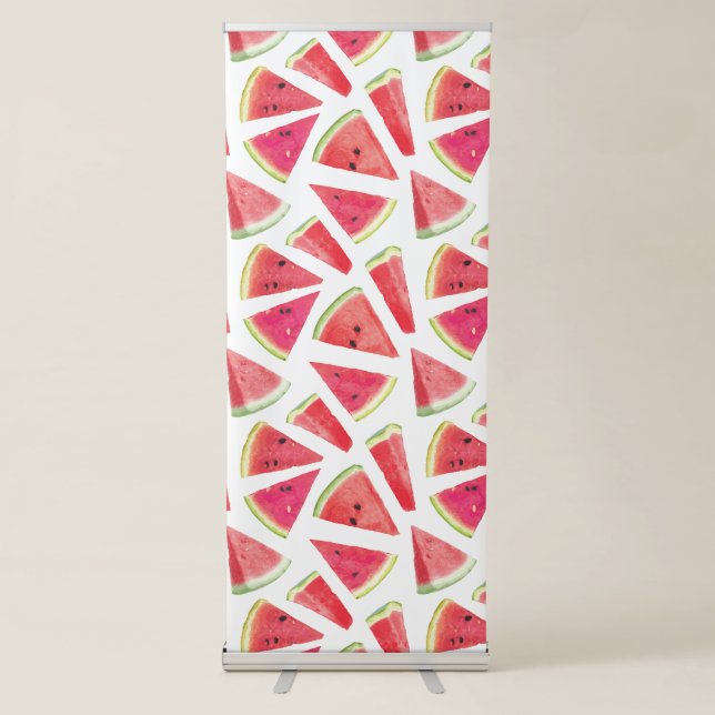 Watermelon Pattern Creation 2 Retractable Banner (Front)