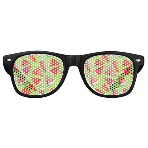 Watermelon Pattern Creation 3 Retro Sunglasses