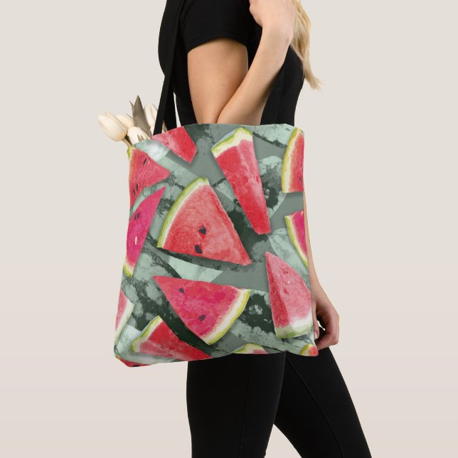 Watermelon Pattern Creation 4 Tote Bag (Close Up)