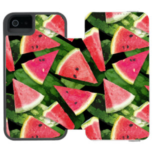 Watermelon Pattern Creation 5 iPhone SE/5/5s Wallet Case