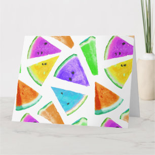 Watermelon Pattern Creation 6 Thank You Card
