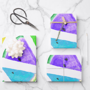 Watermelon Pattern Creation 6 Wrapping Paper Sheets