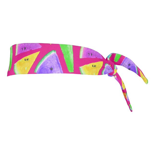 Watermelon Pattern Creation 9 Tie Headband (Rotate 90)