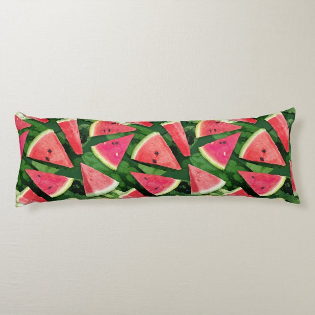 Watermelon Pattern Creation Body Pillow (Back)