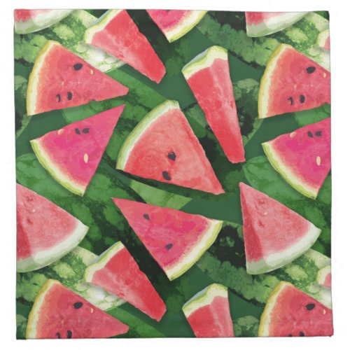 Watermelon Pattern Creation Cloth Napkin