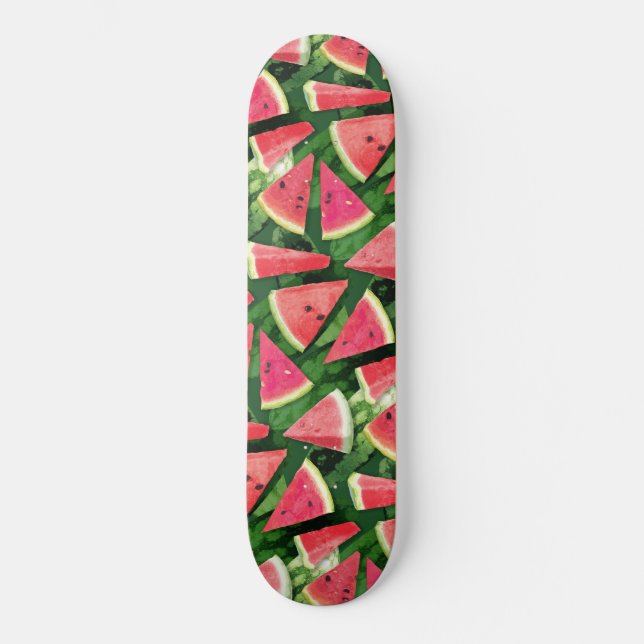 Watermelon Pattern Creation Skateboard (Front)