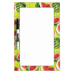 Watermelon Pattern Dry Erase Board