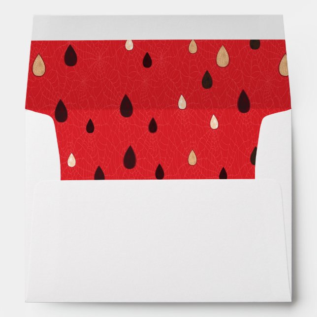 Watermelon Pattern Envelope (Back (Bottom))