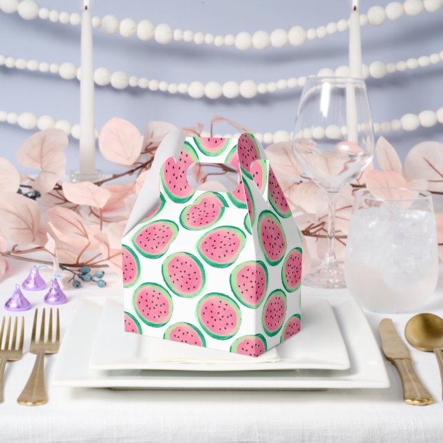 Watermelon Pattern  Favor Boxes (Wedding)