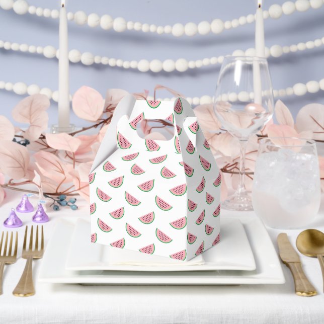 Watermelon Pattern  Favor Boxes (Wedding)