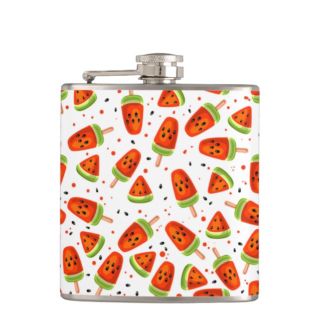 Watermelon pattern flask (Front)