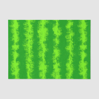 Watermelon Pattern Green Summer Fruit Rind Tissue Paper