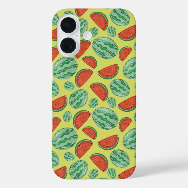 Watermelon Pattern iPhone Case (Back)