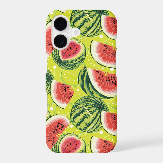 Watermelon Pattern Iphone Case (Back)