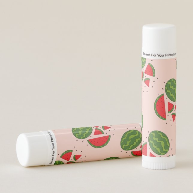Watermelon Pattern Lip Balm (Front)