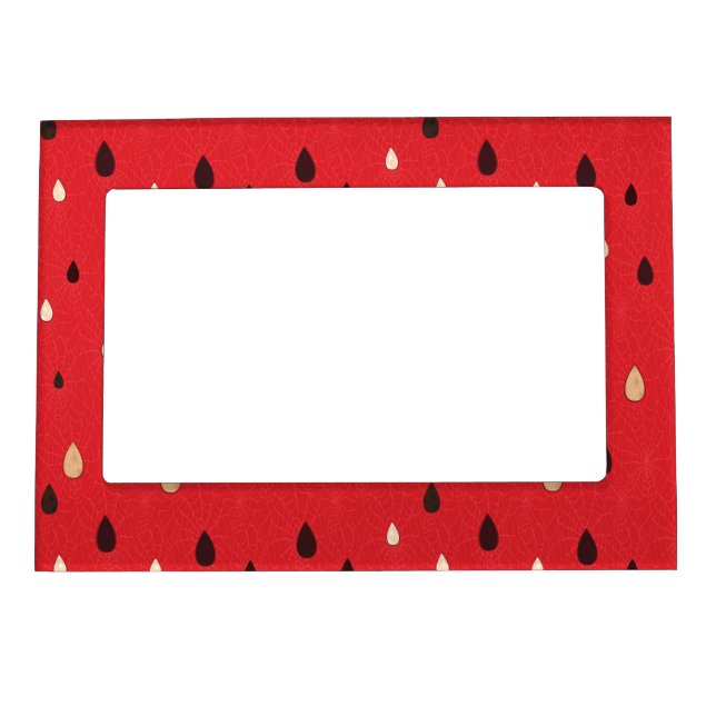 Watermelon Pattern Magnetic Photo Frame (Front)