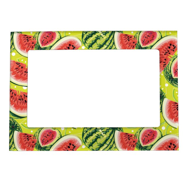 Watermelon Pattern Magnetic Picture Frame (Front)