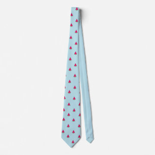 Watermelon pattern neck tie