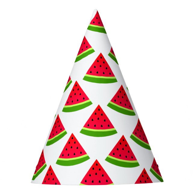 Watermelon Pattern Party Hat (Front)