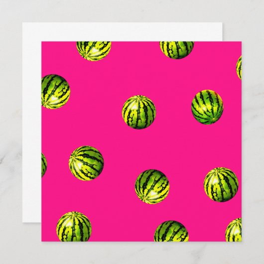 watermelon pattern pink (Front/Back)