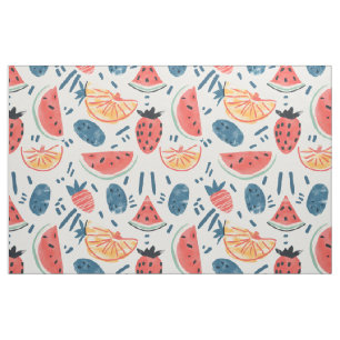 Watermelon Pattern   Seamless Summer Fruit Cottage Fabric