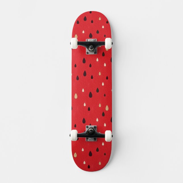 Watermelon Pattern Skateboard Deck (Front)