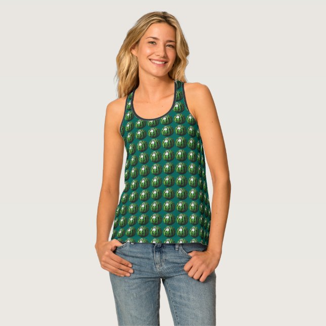 Watermelon Pattern Tank Top (Front Full)