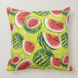 Watermelon Pattern Throw Pillow